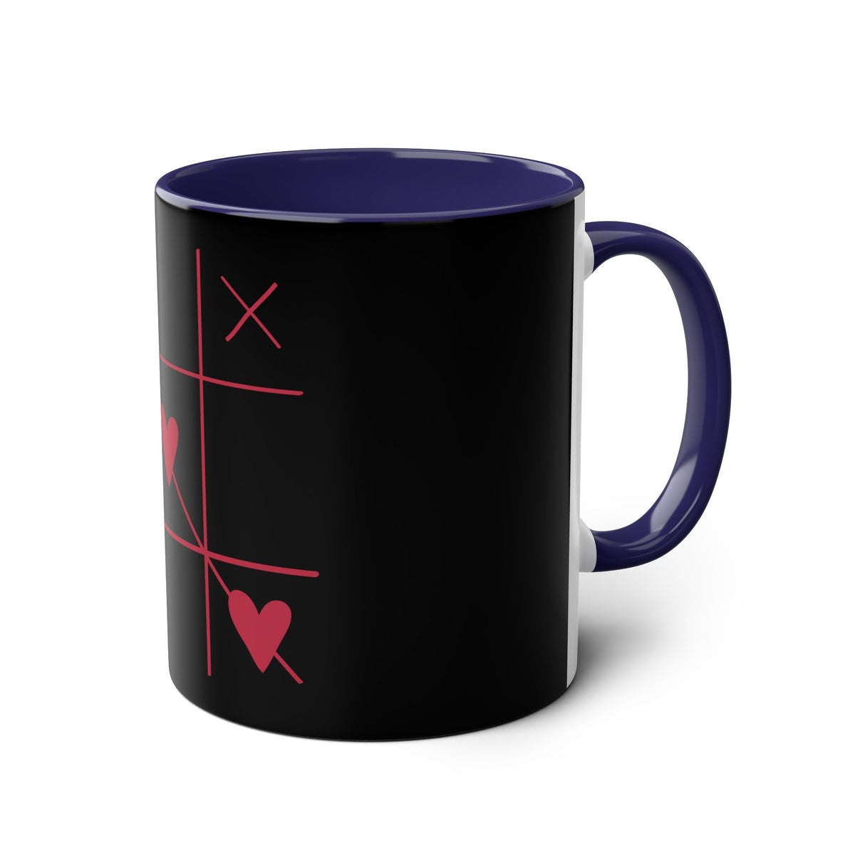Hearts and Crosses Coffee Mug,  11oz - Conscience Garment