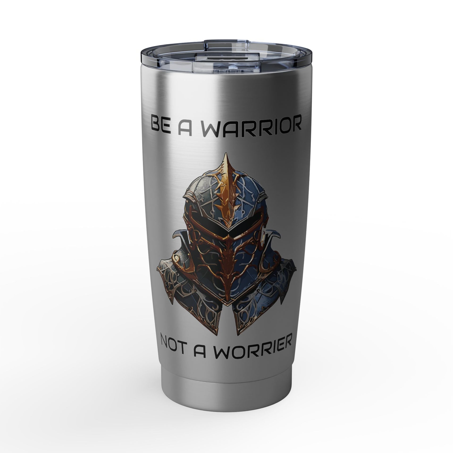 Be a Warrior not a Worrier, Oregon Sport Bottle, Gift, Inspirationa;, Motivation, Aluminium