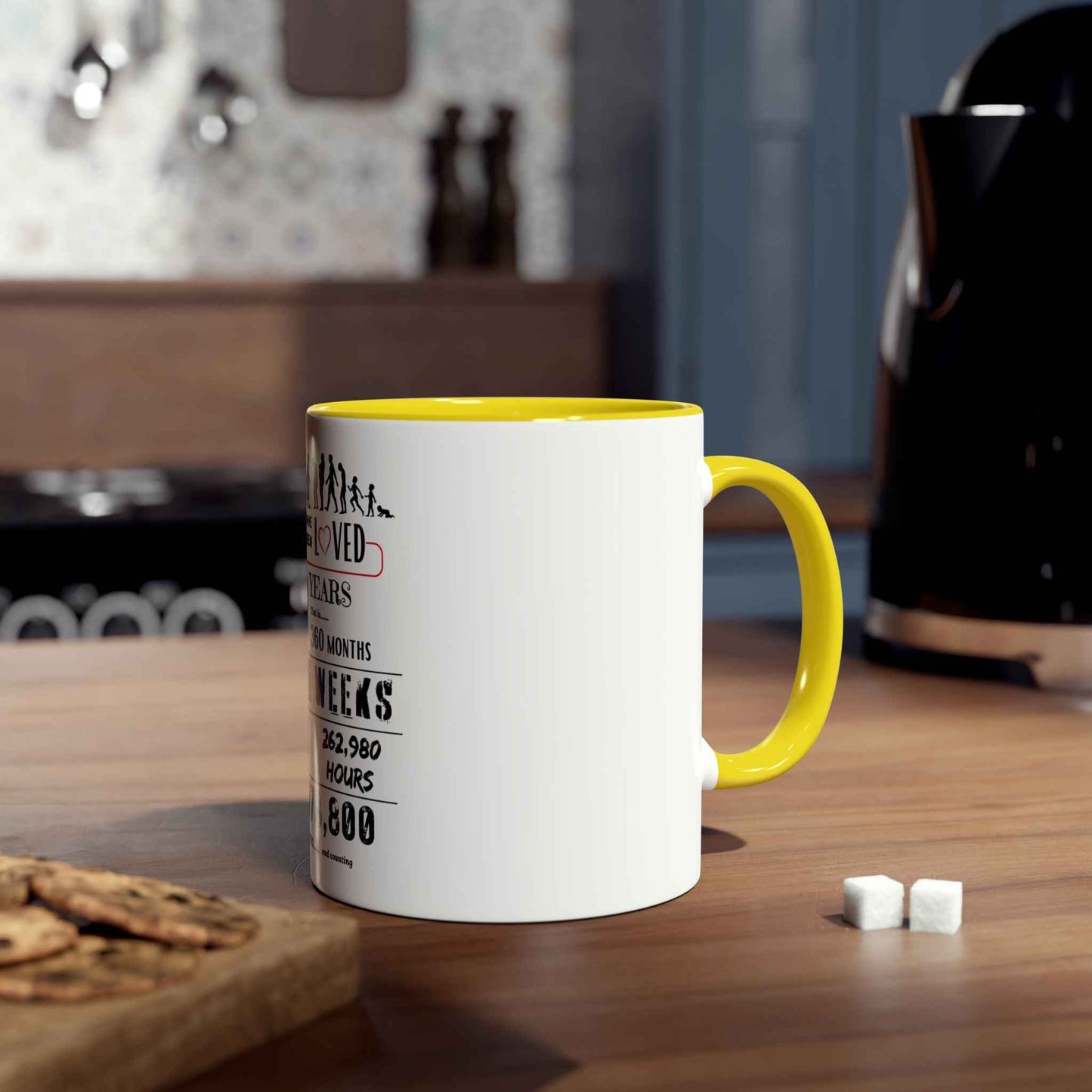 30th Birthday Two-Tone Coffee Mug, 11oz