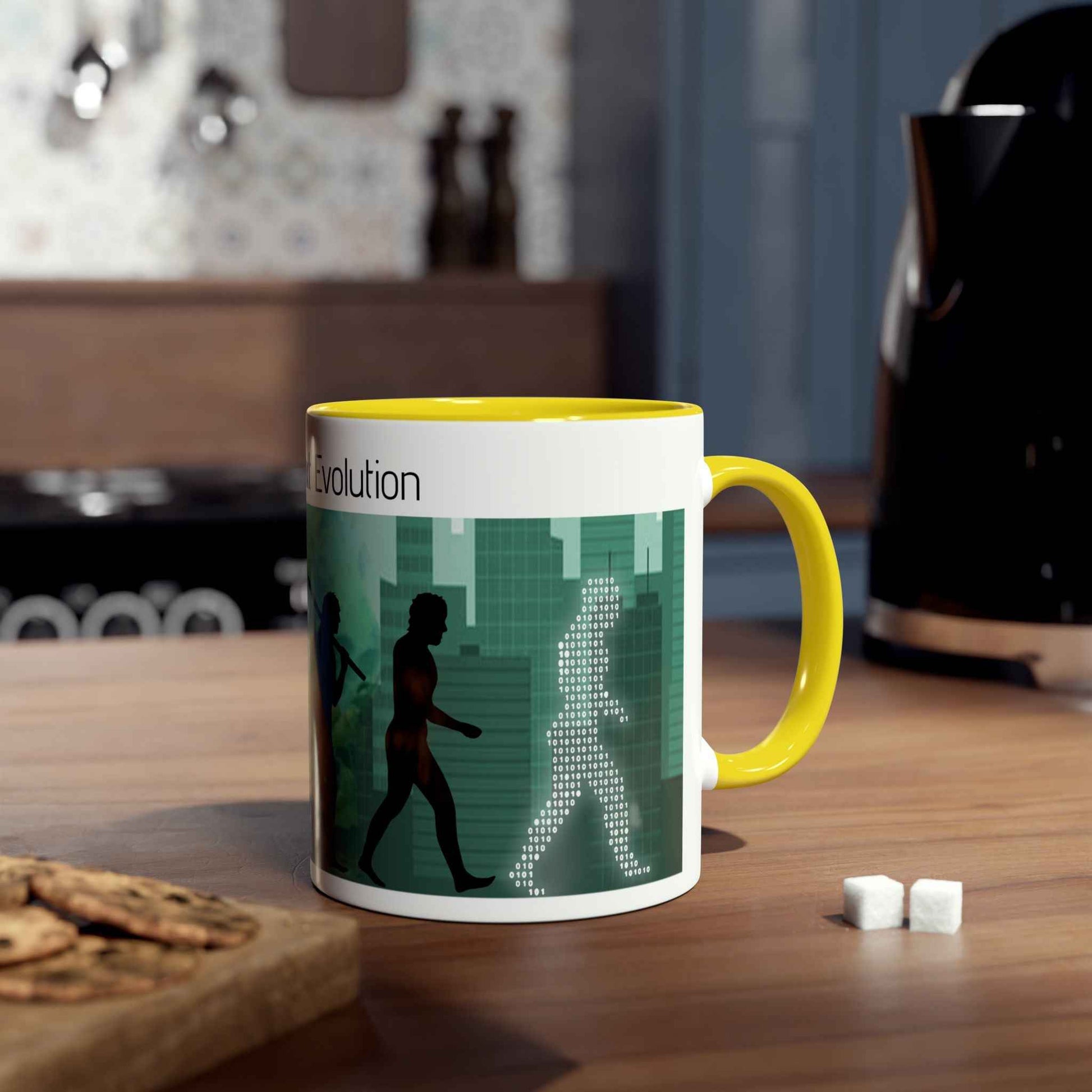Evolution Coffee Mug Two-Tone 11oz