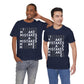 'Mistakes' Typography Black Tee
