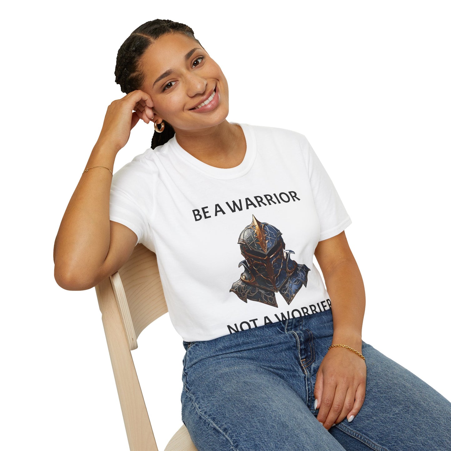 Be a Warrior T-Shirt — 'Be a Warrior, Not a Worrier' Motivational Tee