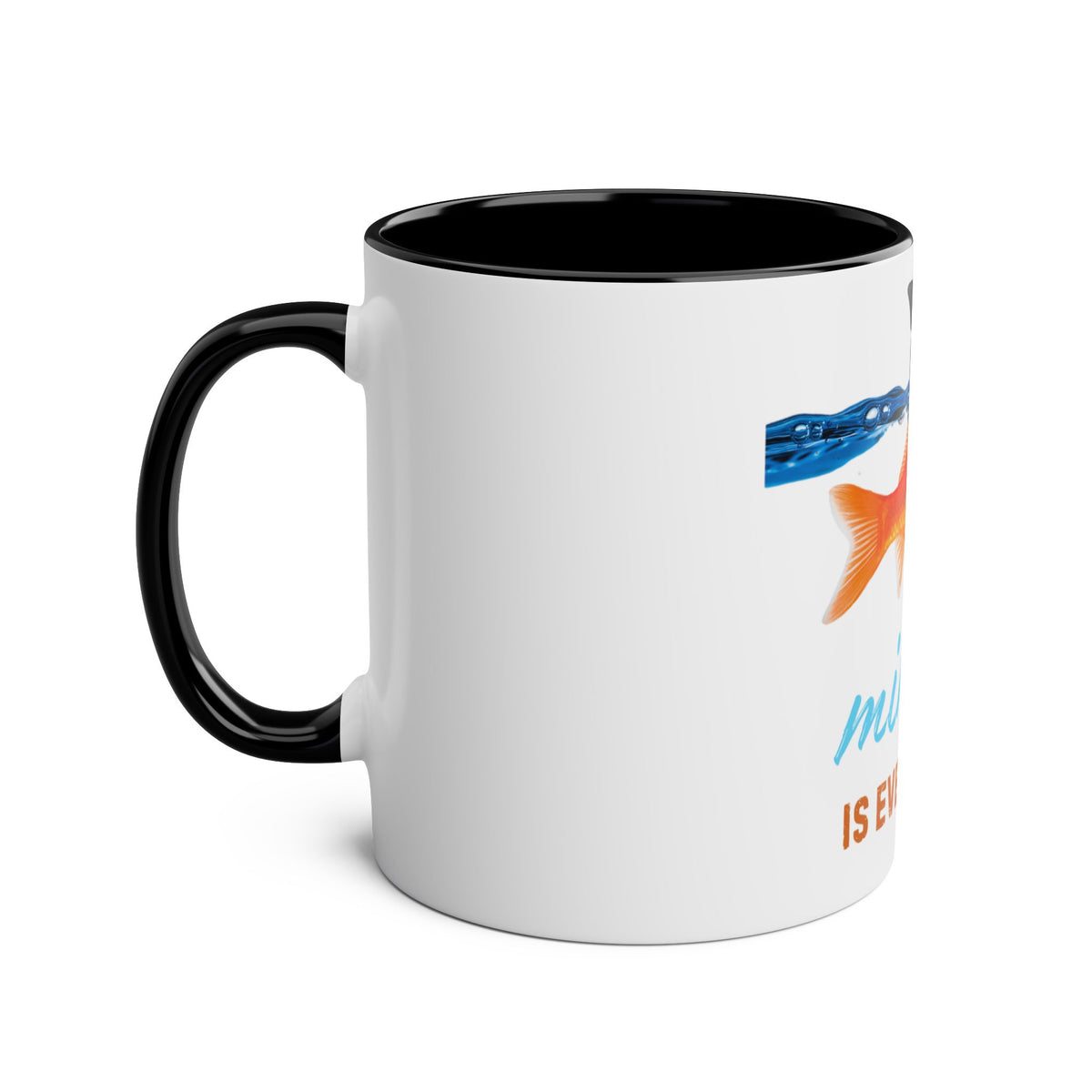 Mindset is Everything Two-Tone Coffee Mug, Birthday Gift, 7 Colors - Conscience Garment