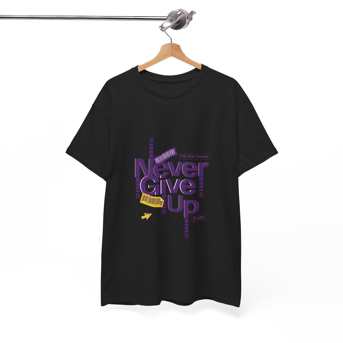 Never Give Up Unisex Tee - Conscience Garment