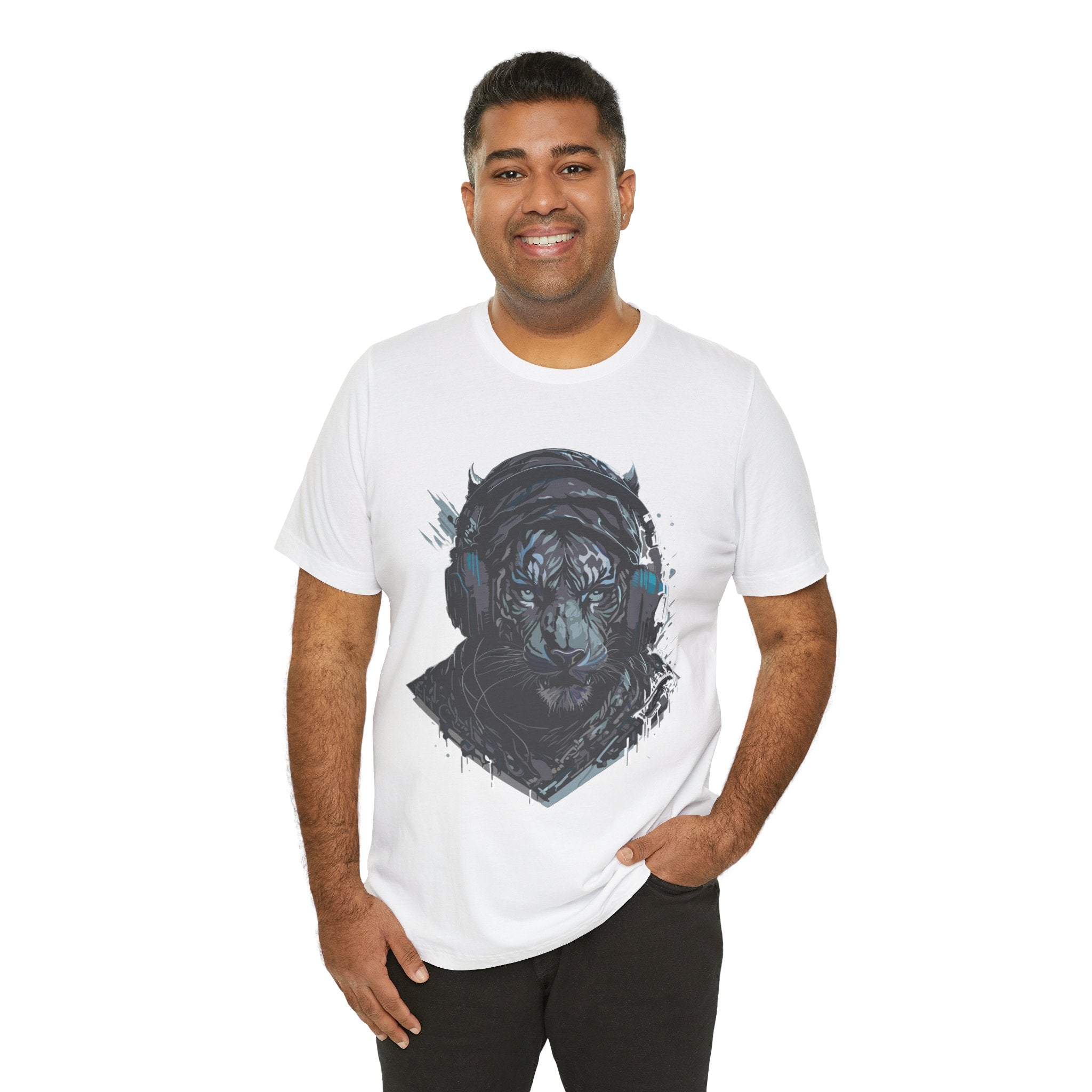 Lion with Headphones T-shirt