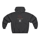 Community Care Hoodie — "We Rise By Lifting Others" Charcoal Sweatshirt