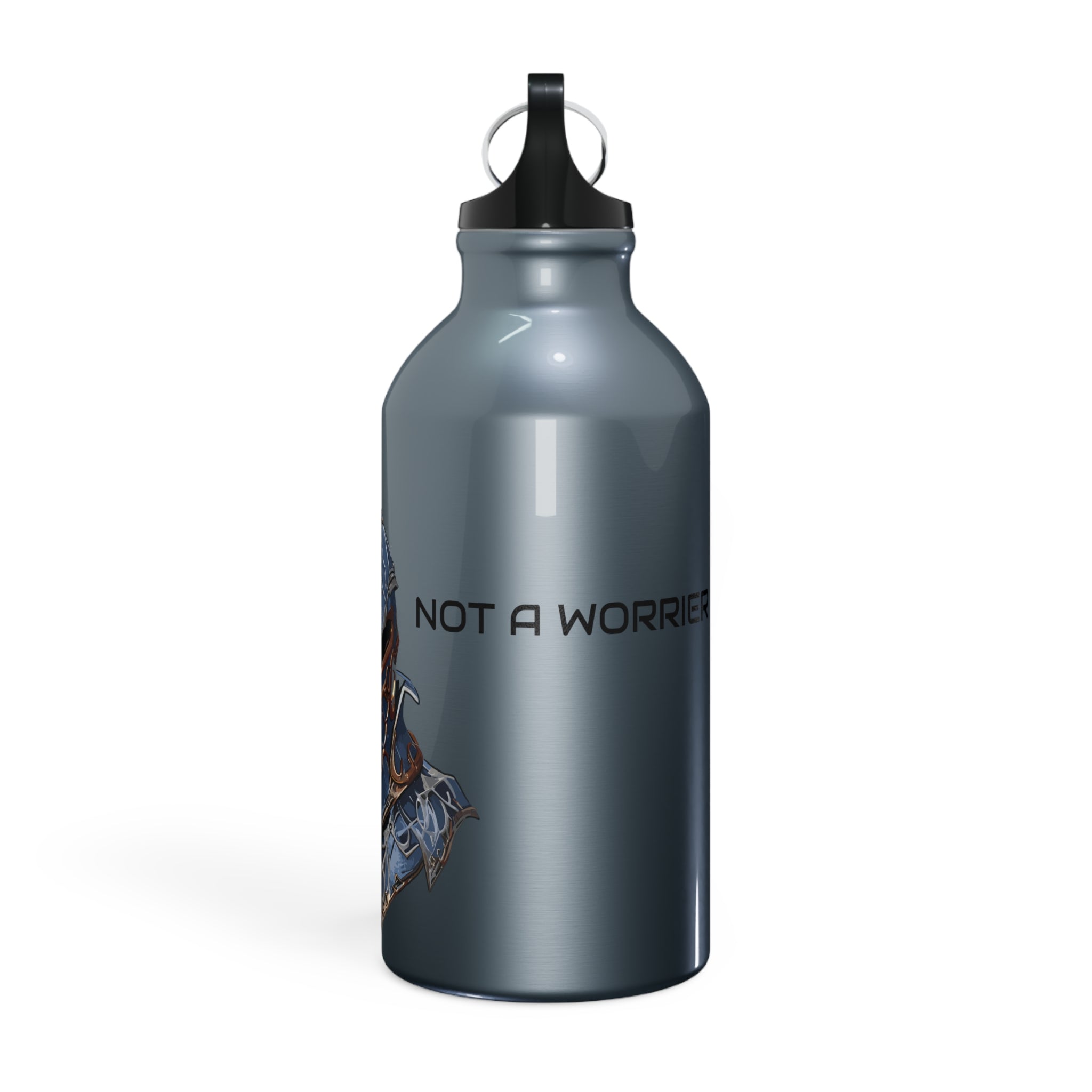 Be a Warrior not a Worrier, Oregon Sport Bottle, Gift, Inspirationa;, Motivation, Aluminium