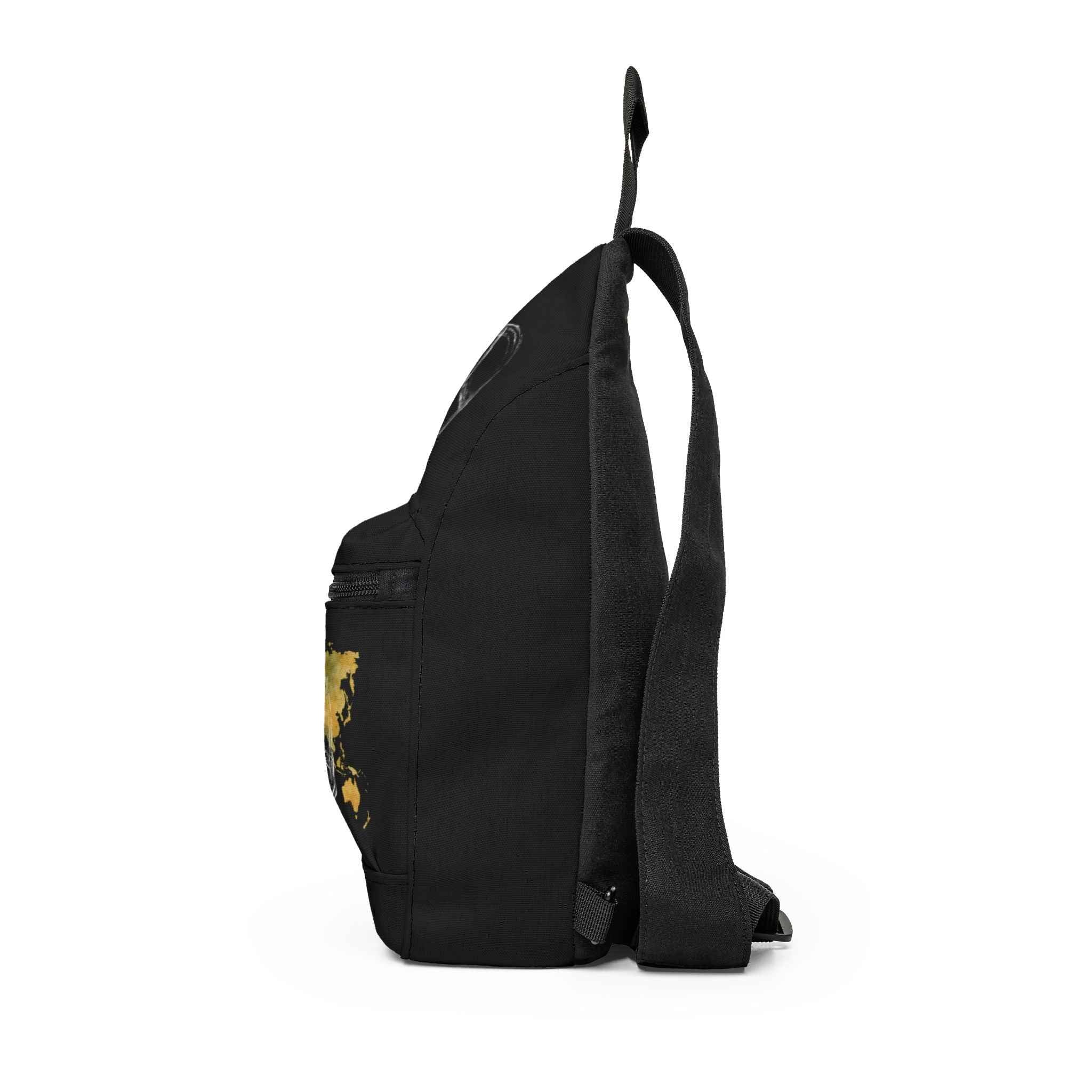 World Peace Globe Sling Bag Peace Sign