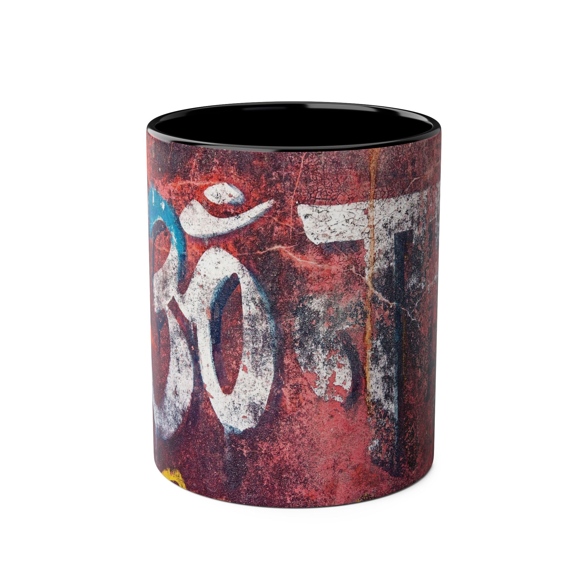 Om, Shiva, Retro, Two-Tone Coffee, Tea Mug, Birthday Gifts, Spritual, Meditation, Zen, Calm,