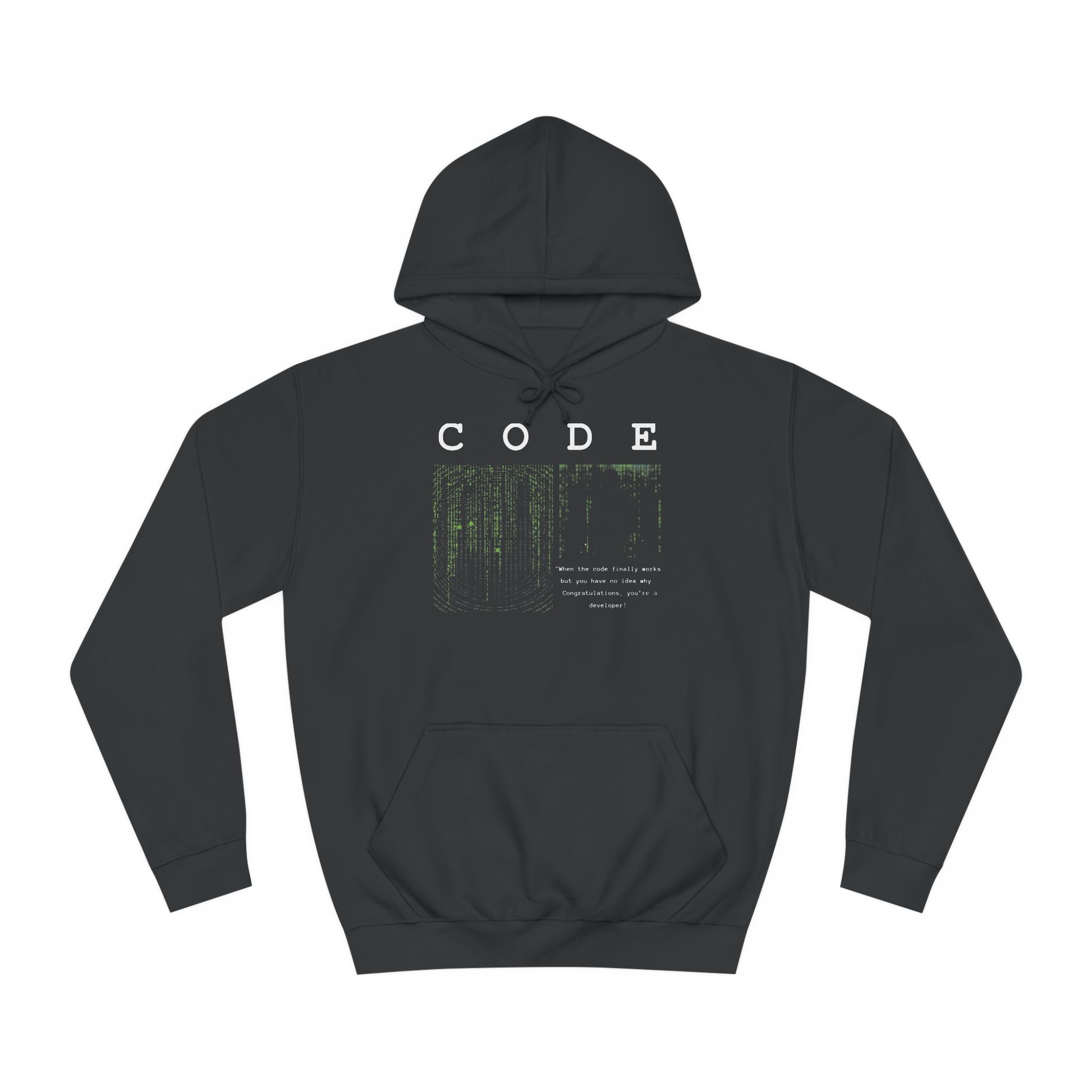 Matrix Code Hoodie - Developer