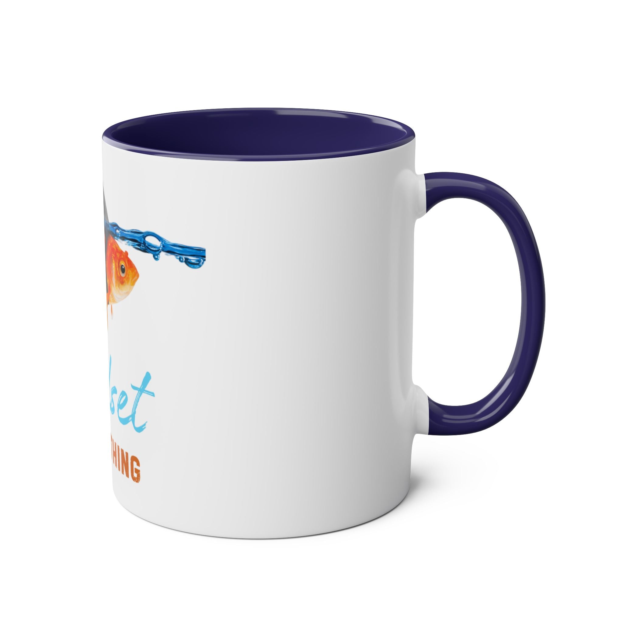 Mindset is Everything Two-Tone Coffee Mug, Birthday Gift, 7 Colors