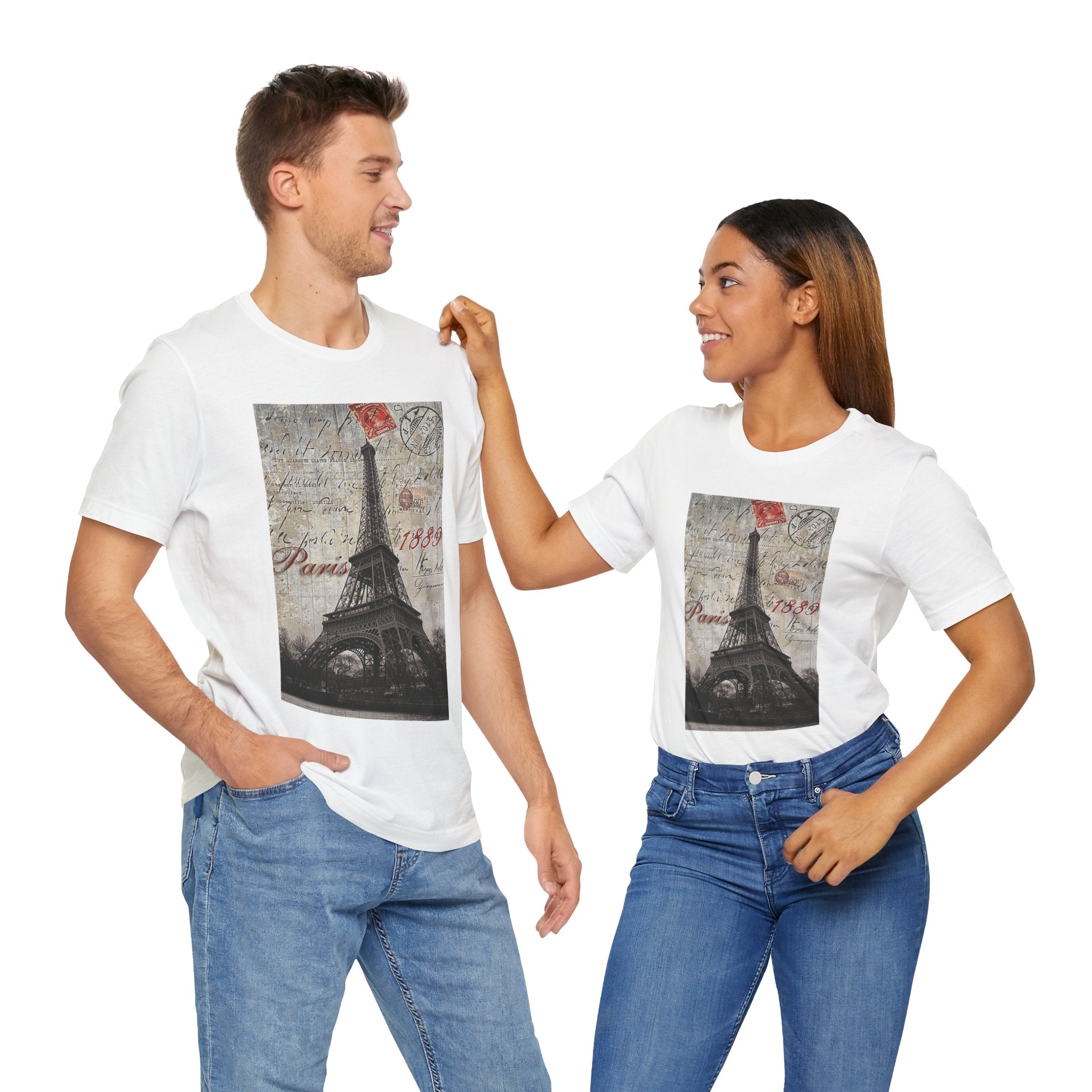 Eiffel Tower Stamp T-Shirt