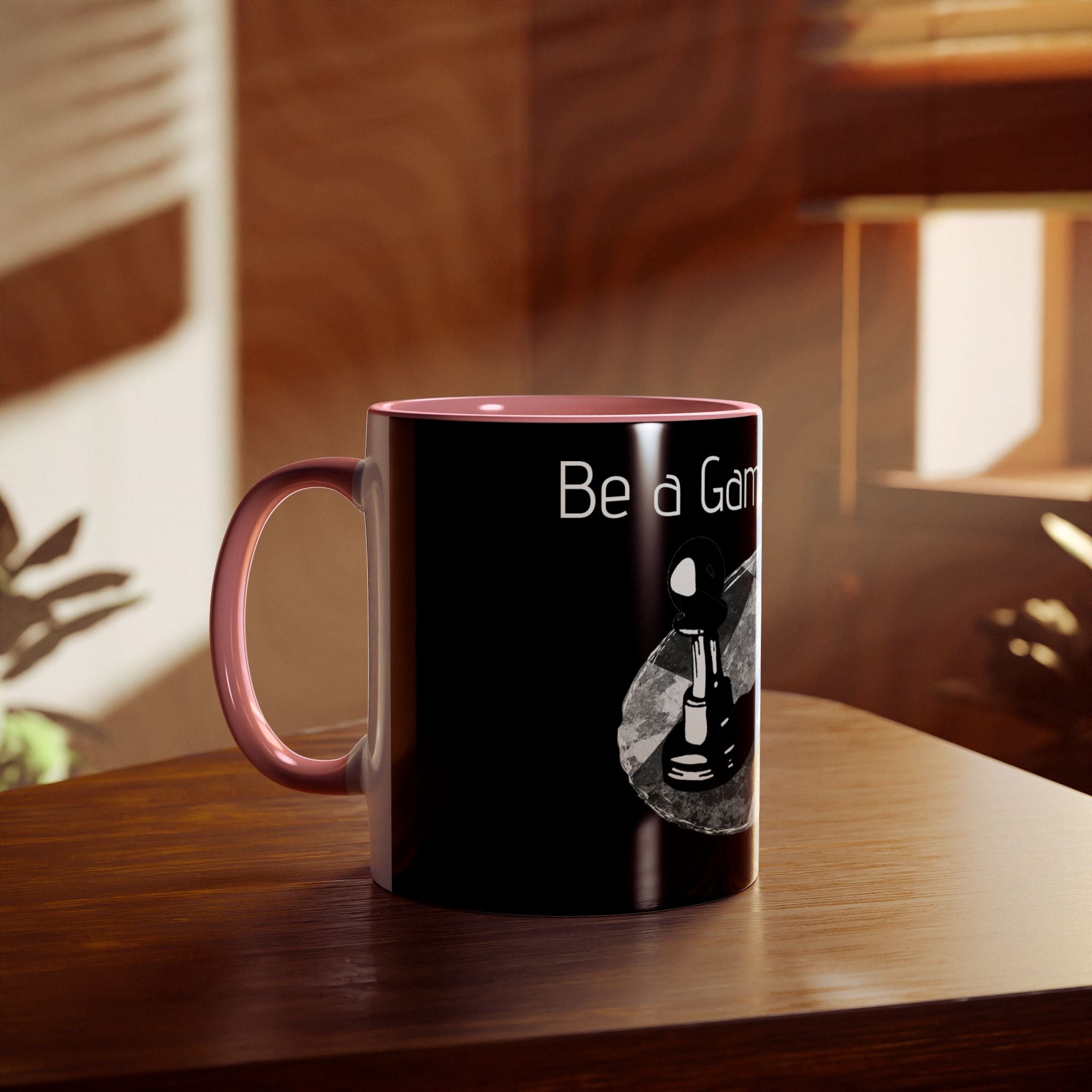 Be a Game Changer, Pawn over powering the King Two-Tone Coffee Mug, Birthday Gift, Chess