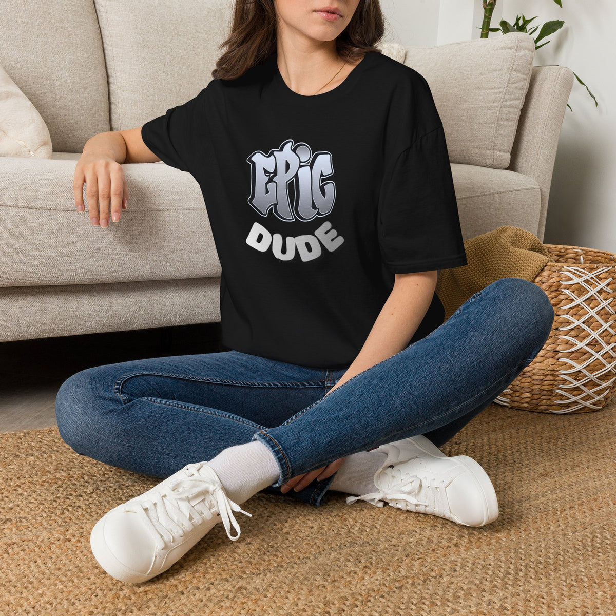 “EPIC DUDE” Graphic T-Shirt – Playful Streetwear Gift