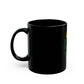One Love Black Coffee Mug — Rasta Colors Inspirational Ceramic Mug (11oz, 15oz)