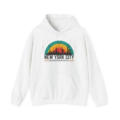Hooded Sweatshirt - New York City Skyline - Conscience Garment