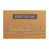 Charming Doormat with 'Mind the Gap' Design, Entryway Decor, Home Gift, Housewarming, Funny Welcome Mat - Conscience Garment