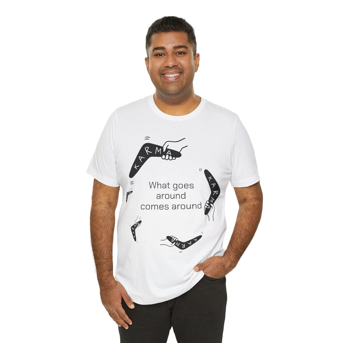 Karma Boomerang T-shirt - Conscience Garment