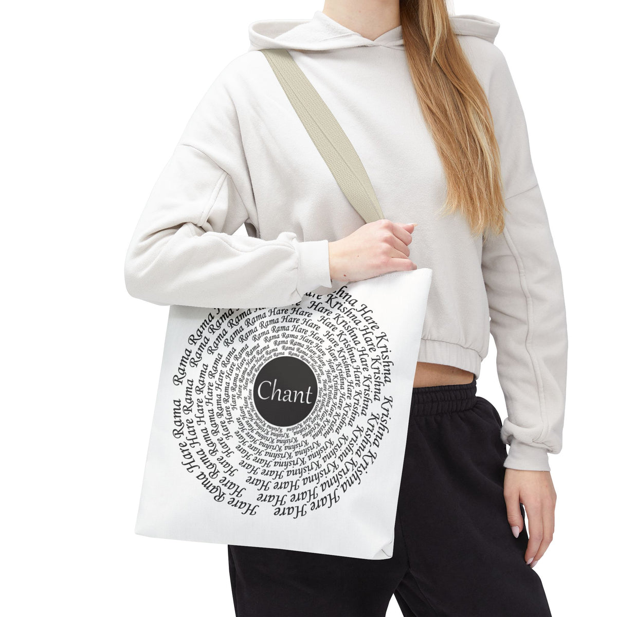 Hare Krishna Chant Mantra Meditation Tote Bag