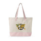 Canvas Tote Bag World Peace - World Map Watercolor Print