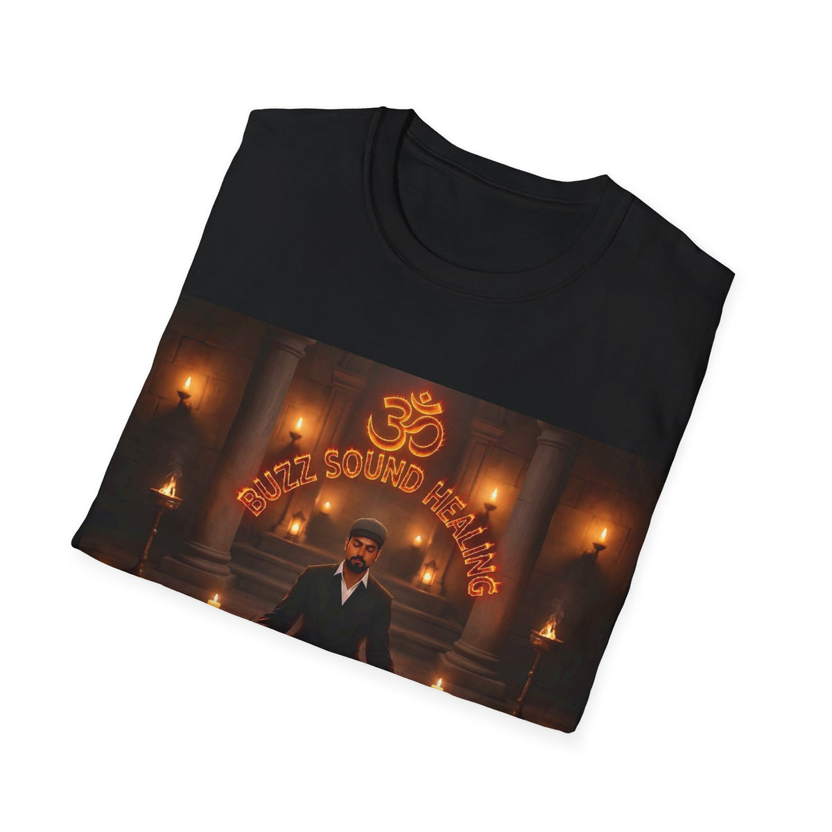Chakra Sound Healing T-Shirt — 'Let the Resonance Remember' Meditation Tee