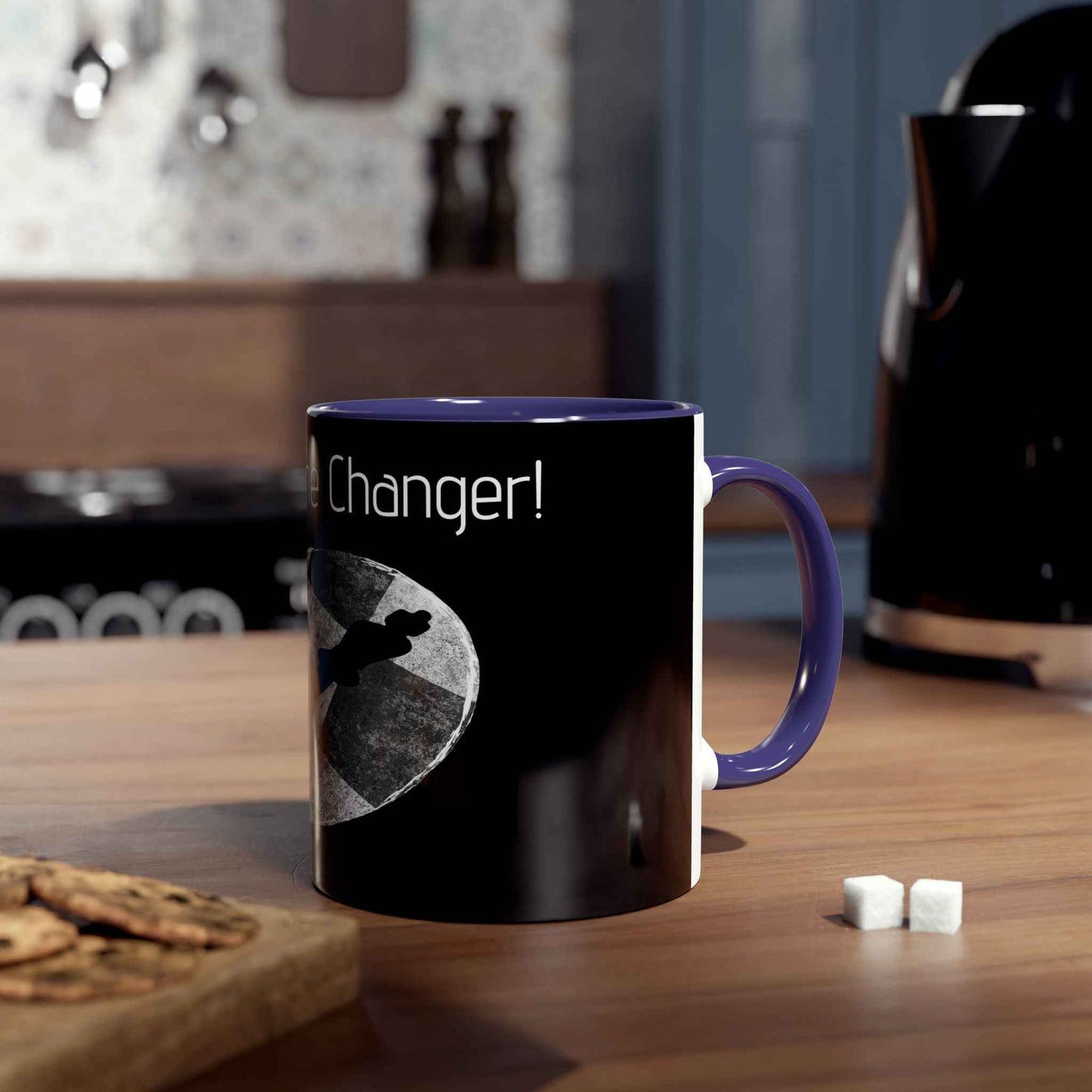 Be a Game Changer, Pawn over powering the King Two-Tone Coffee Mug