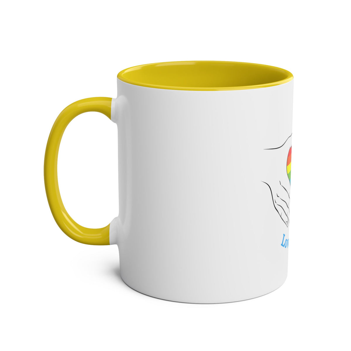 Love Is Love Two-Tone Mug - Conscience Garment