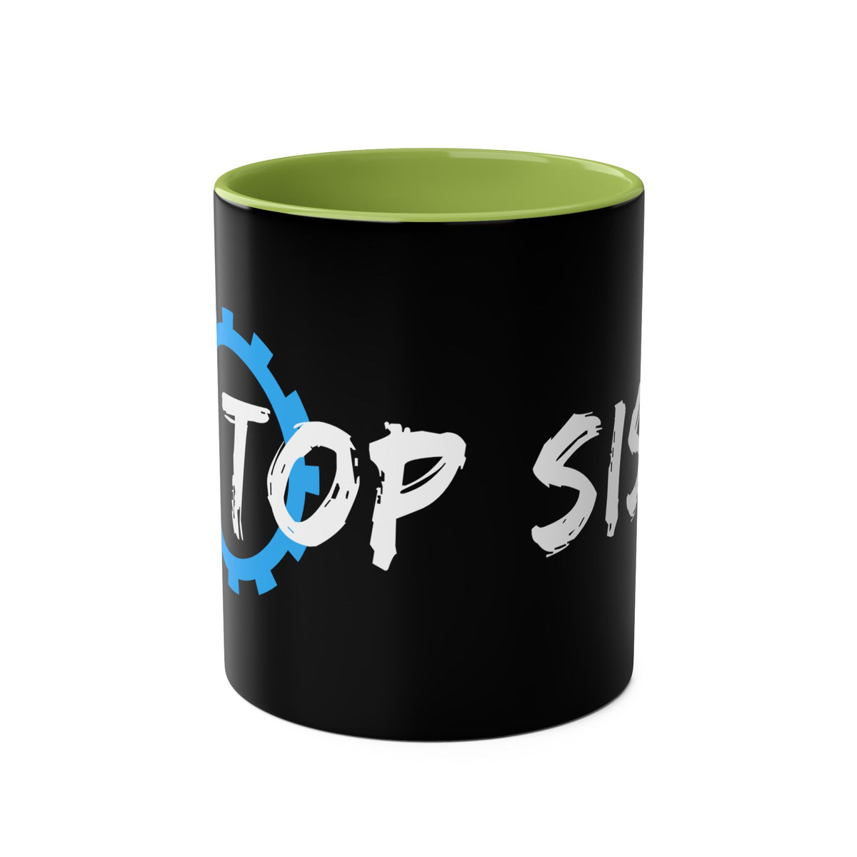 Top Sister Two-Tone Coffee Mug - Conscience Garment