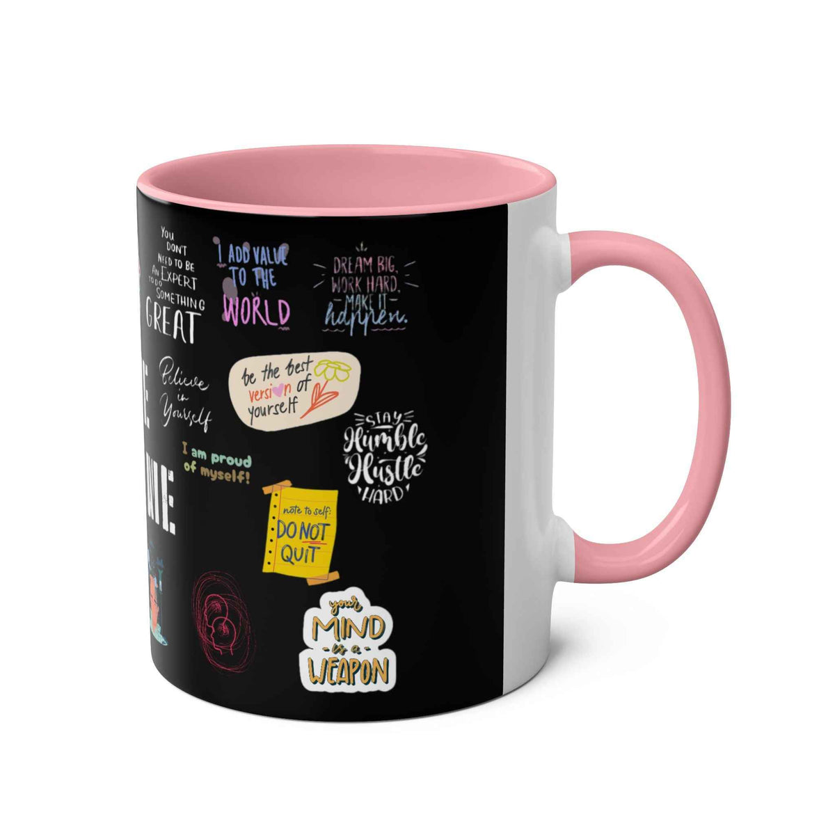 Love Yourself Two-Tone Coffee Mug, 11oz
