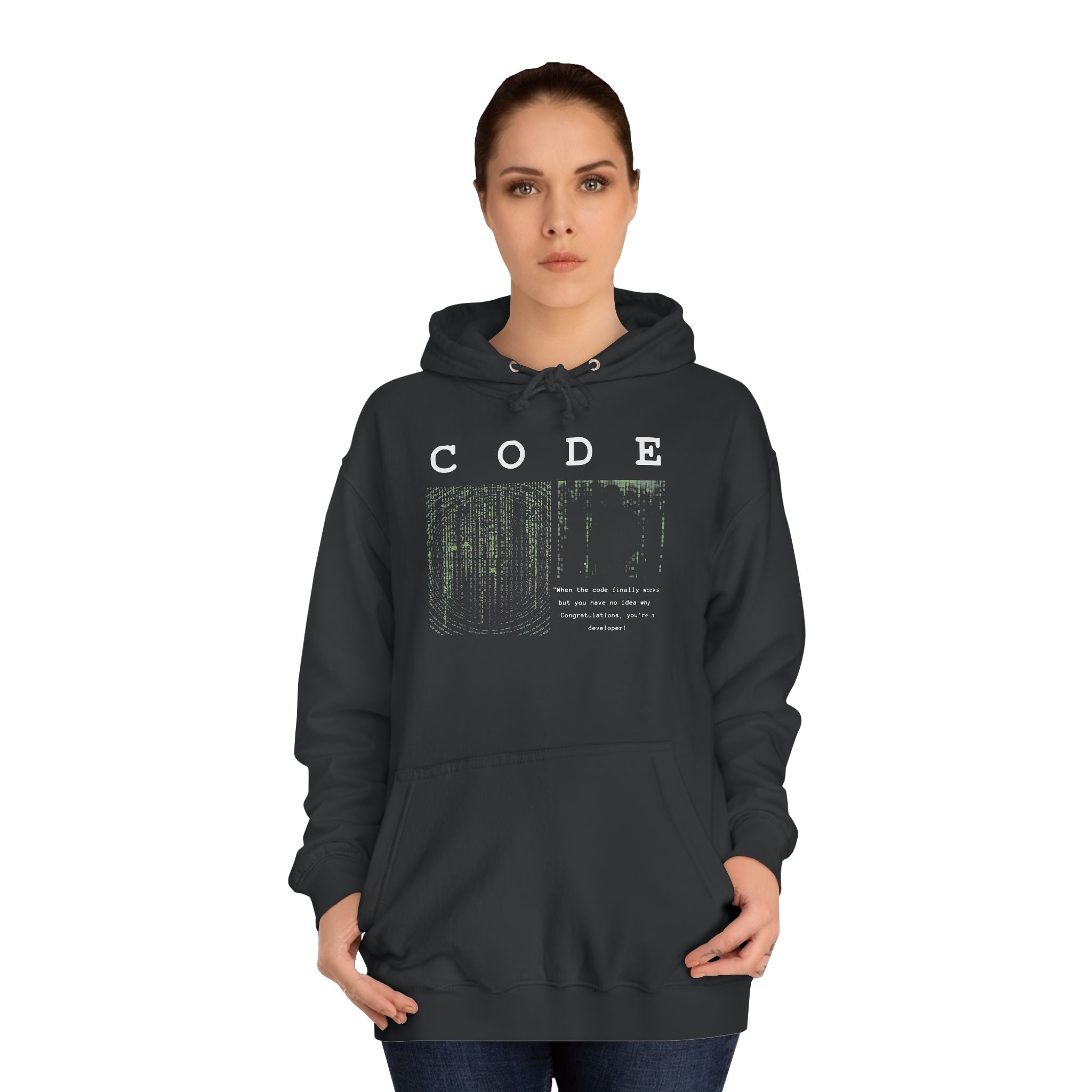 Matrix Code Hoodie - Developer