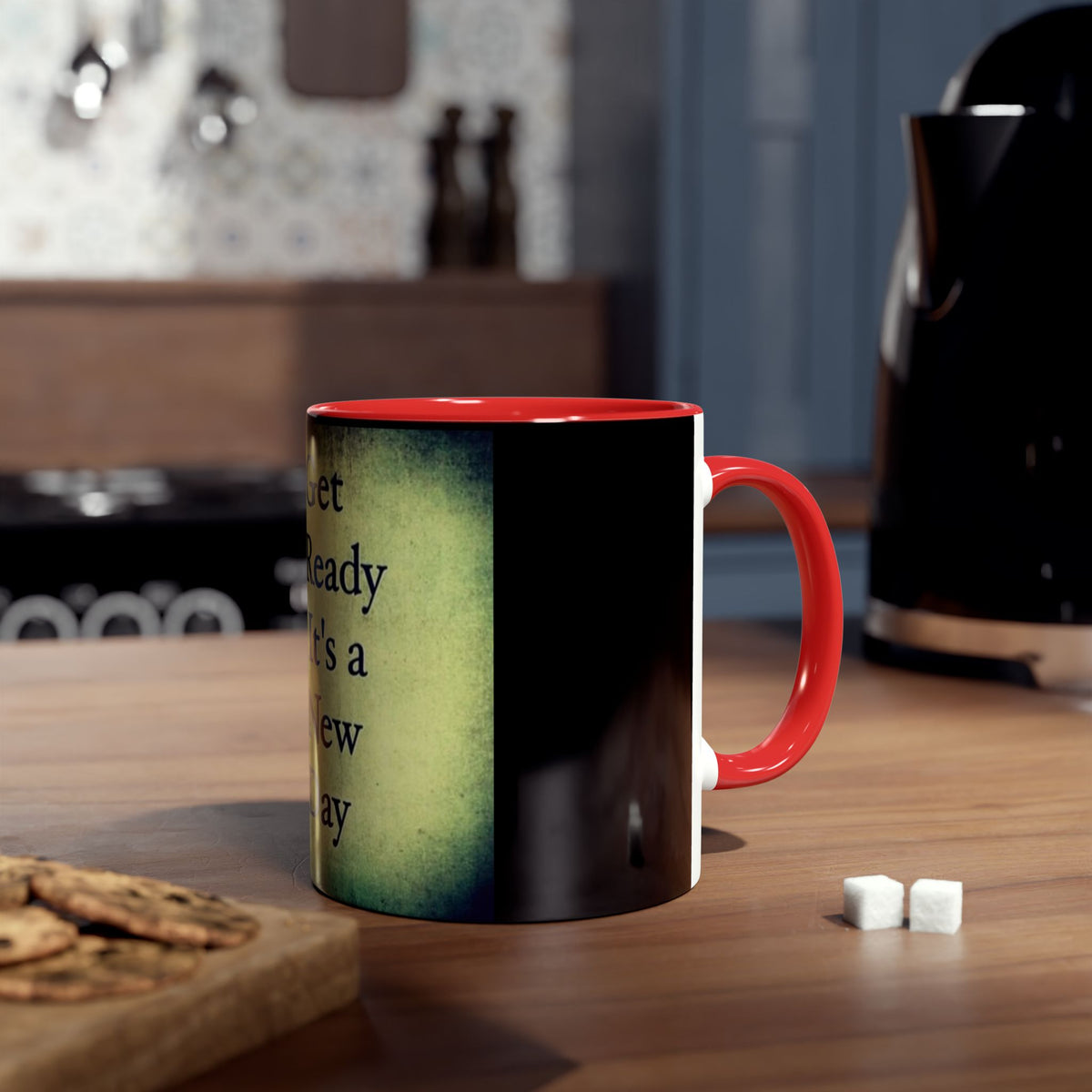 Coffee Mug with GRIND - Get Ready It's a New Day Design - Conscience Garment
