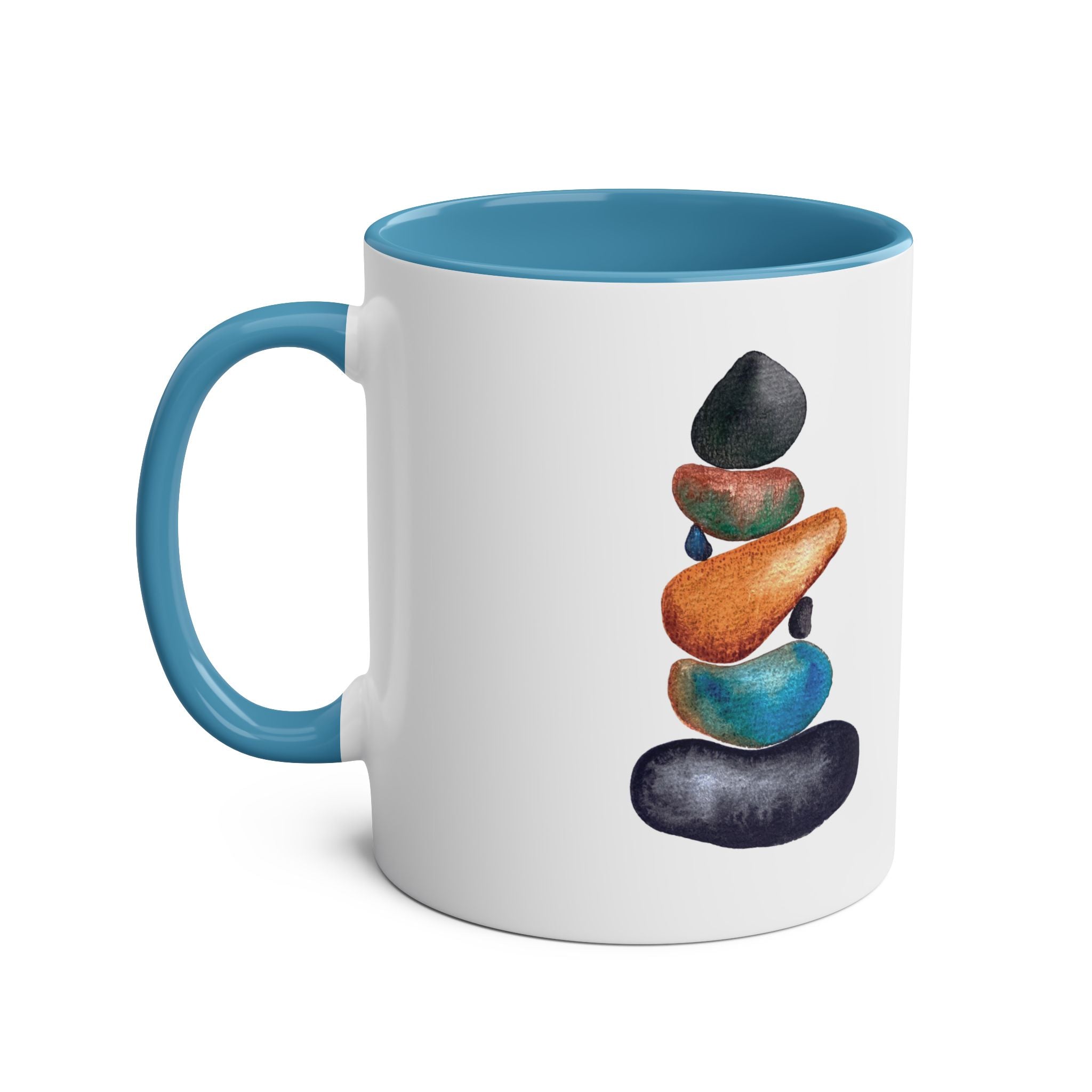 Finding your Balance, Two-Tone Coffee / Tea Mugs, 2 tone, Gift, Balance, Mindfulness, Motivational, Inspirational, Conscience Garment,