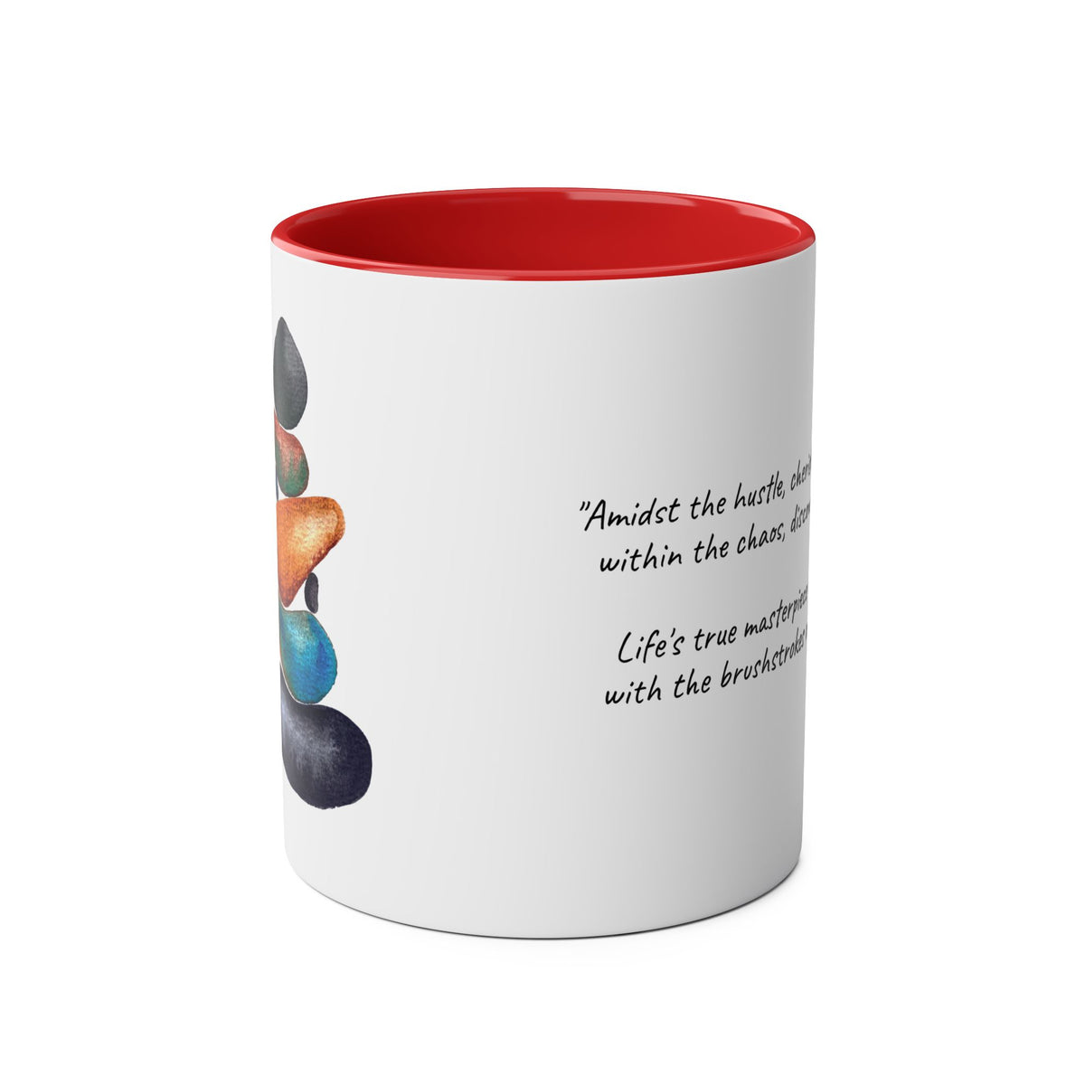 Find your Balance, Balancing Stones Coffee Mug - Conscience Garment