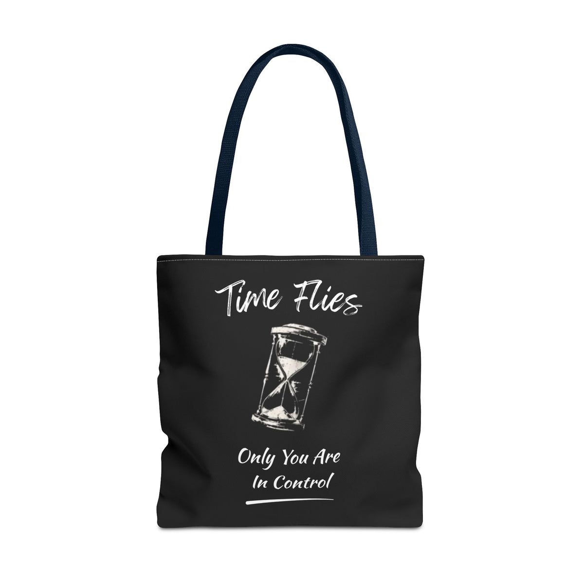 Time Flies Motivational Tote Bag