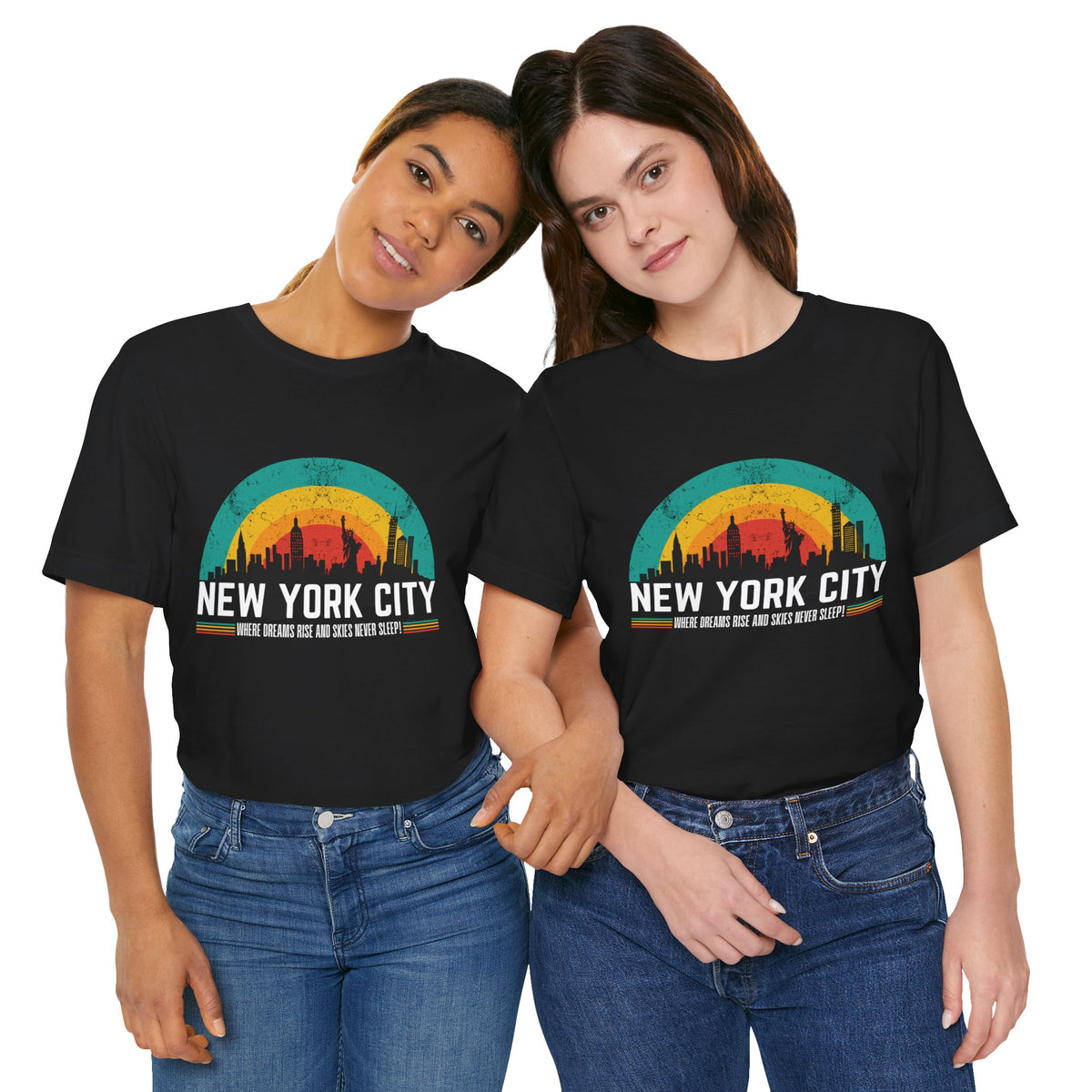 Cityscape T-Shirt - New York City Skyline, Gift, Inspiration - Conscience Garment