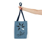 Be Different Whale Tote Bag — Inspirational Ocean Animal Canvas Tote