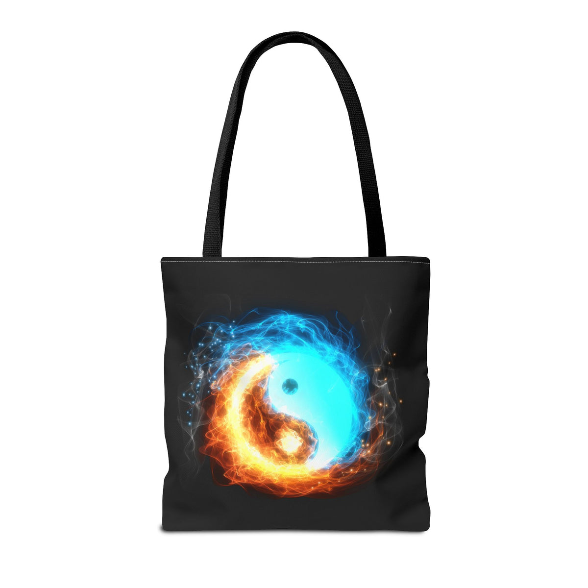 Fire and Ice Yin Yang Tote Bag