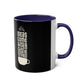 Inspirational Coffee Mug - IDEAS COME AFTER COFFEE, 11oz Two-Tone Mug - Conscience Garment