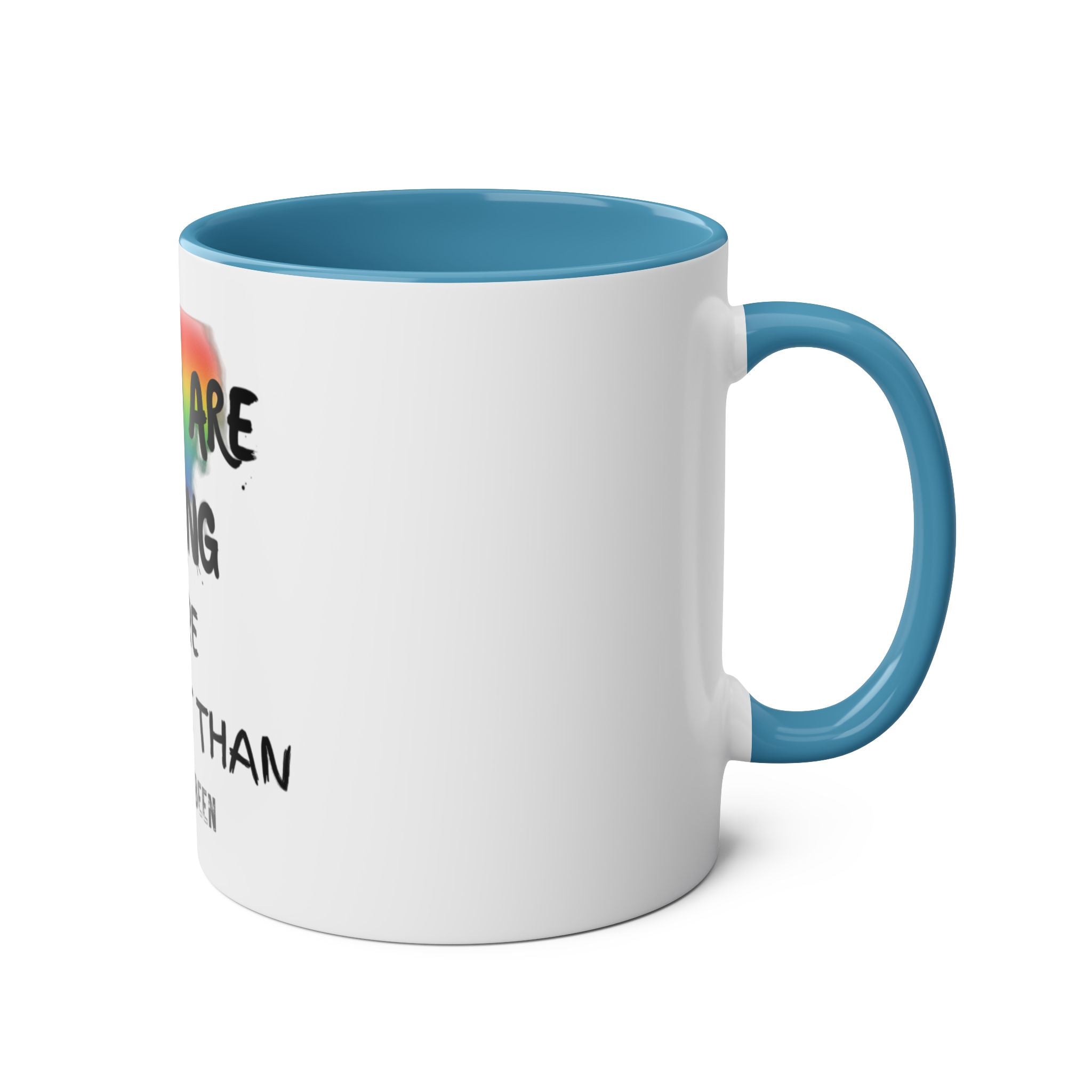 LGBT Two-Tone Coffee Mug, Gift, 7 Colors