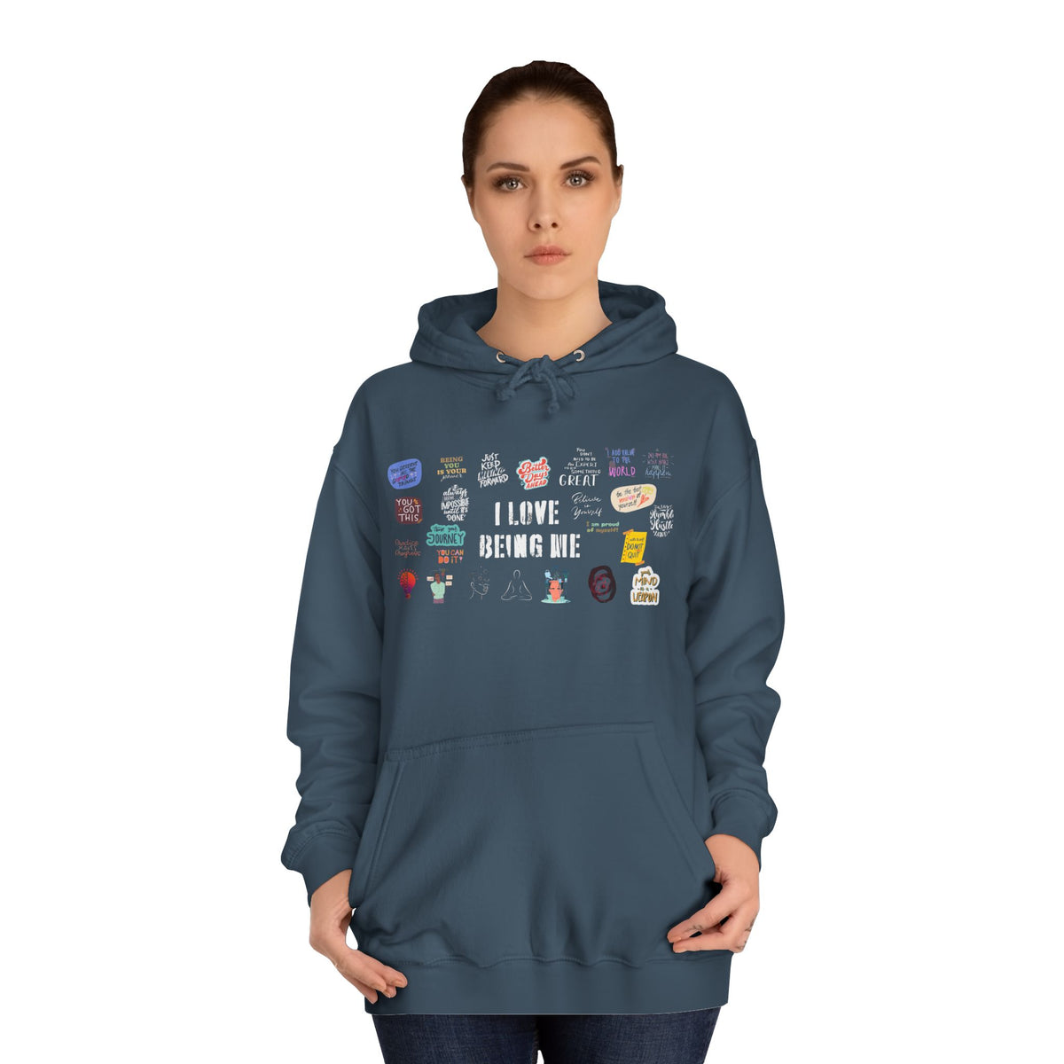 Motivationl Hoodie, Unisex, Self Affirmations, Comfort, Gift, Warm, Cozy