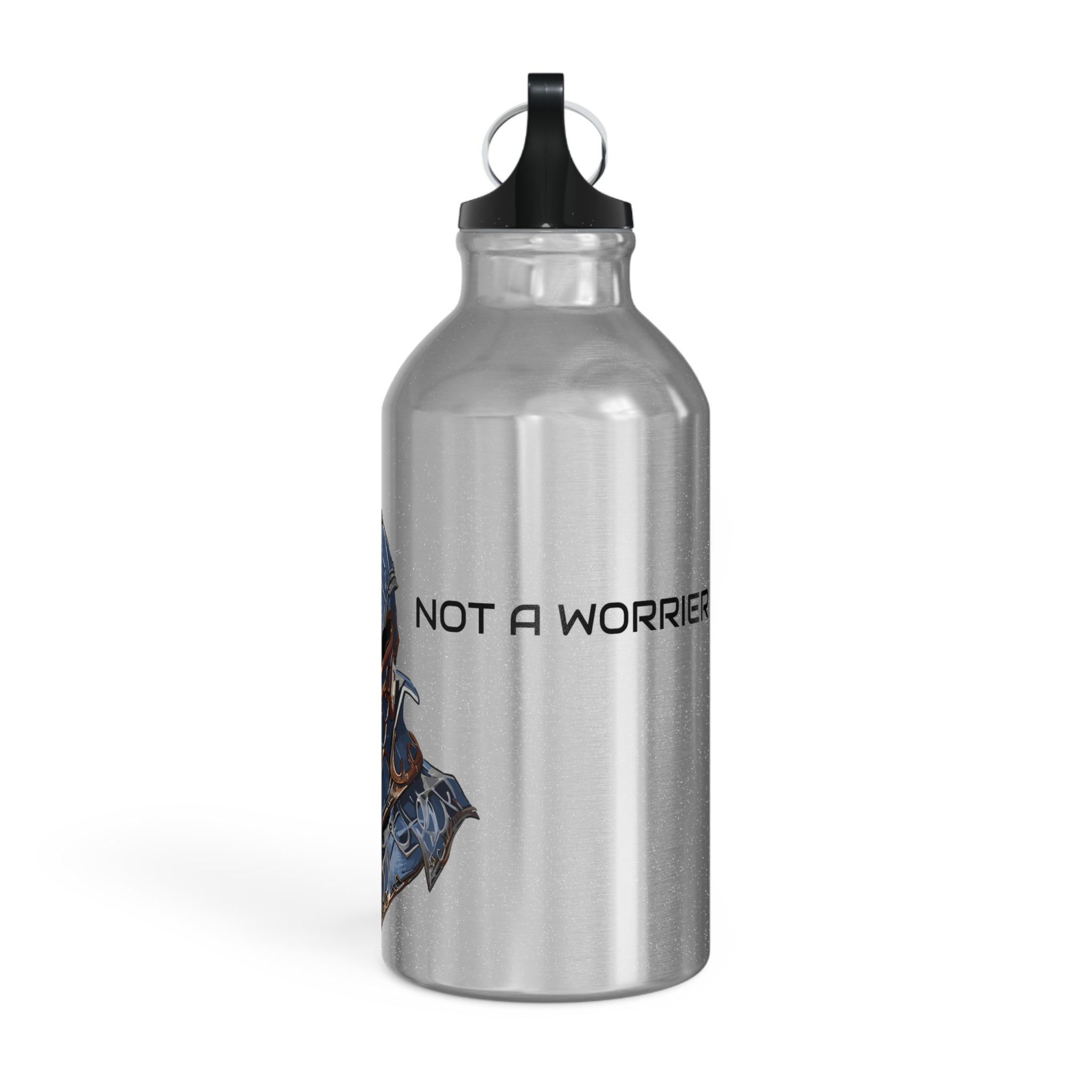 Be a Warrior not a Worrier, Oregon Sport Bottle, Gift, Inspirationa;, Motivation, Aluminium