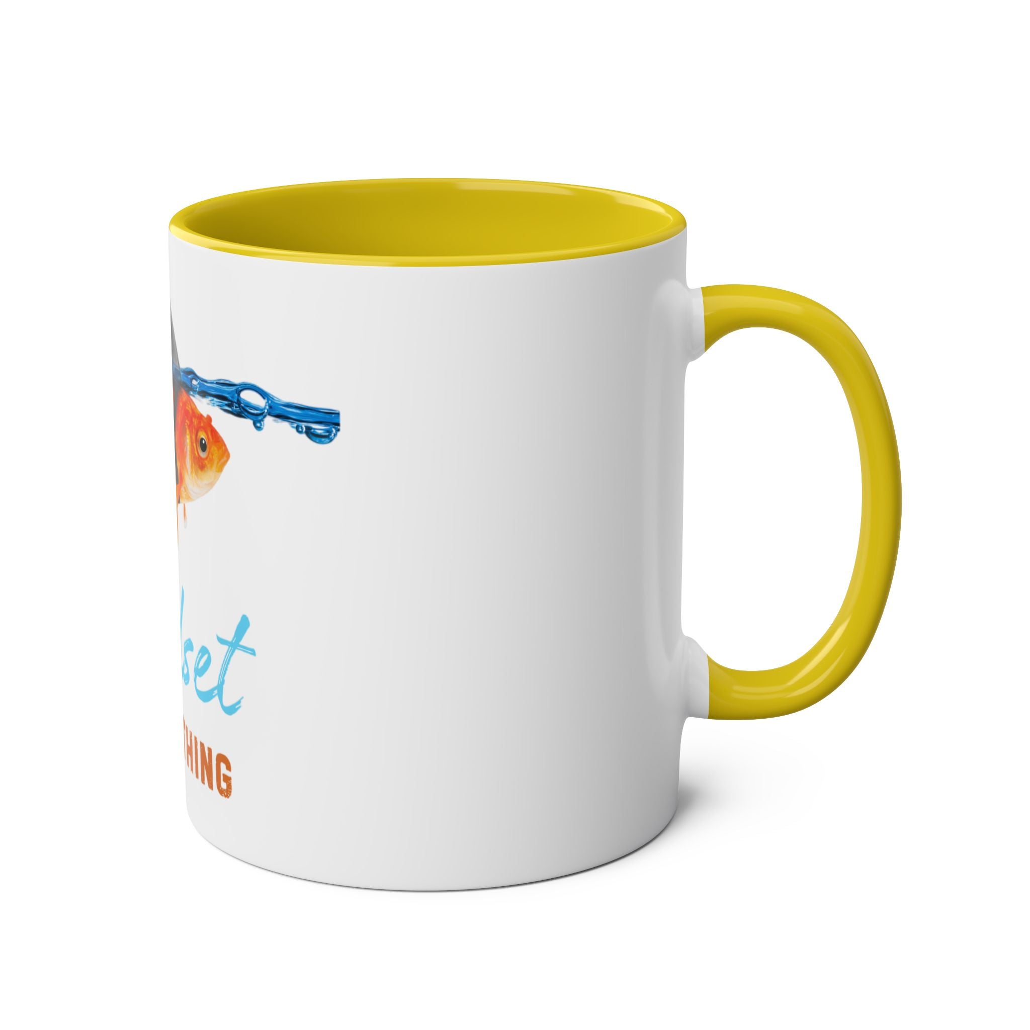 Mindset is Everything Two-Tone Coffee Mug, Birthday Gift, 7 Colors