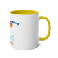 Mindset is Everything Two-Tone Coffee Mug, Birthday Gift, 7 Colors - Conscience Garment