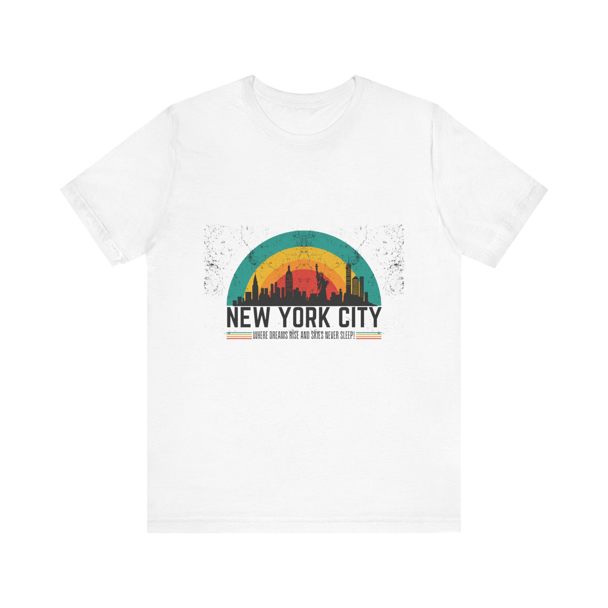 Cityscape T-Shirt - New York City Skyline, Gift, Inspiration - Conscience Garment