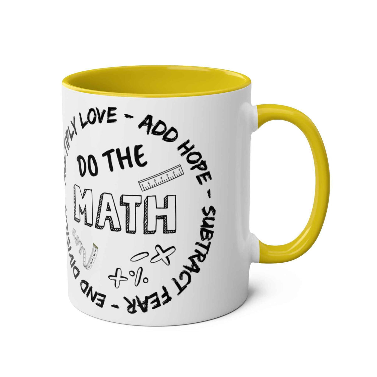 Do the Math Mug - Two-Tone, 11oz