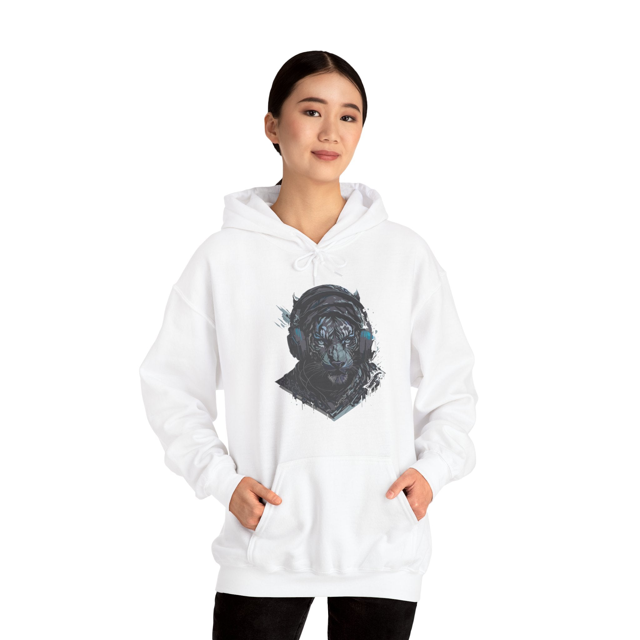 Lion Dj, Unisex Hooded Sweatshirt