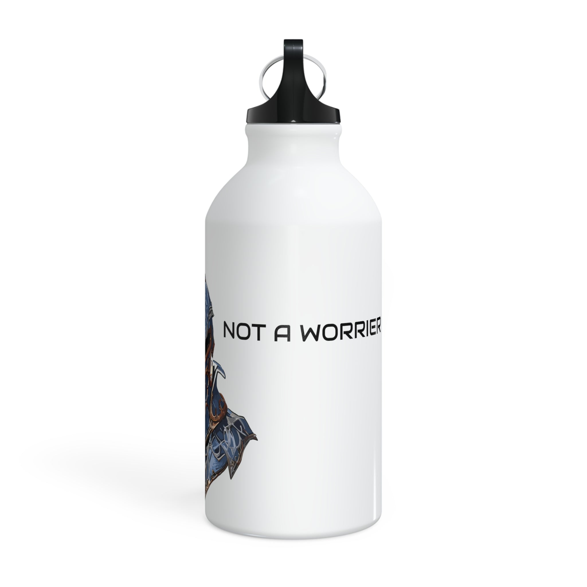 Be a Warrior not a Worrier, Oregon Sport Bottle, Gift, Inspirationa;, Motivation, Aluminium