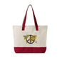 Canvas Tote Bag World Peace - World Map Watercolor Print