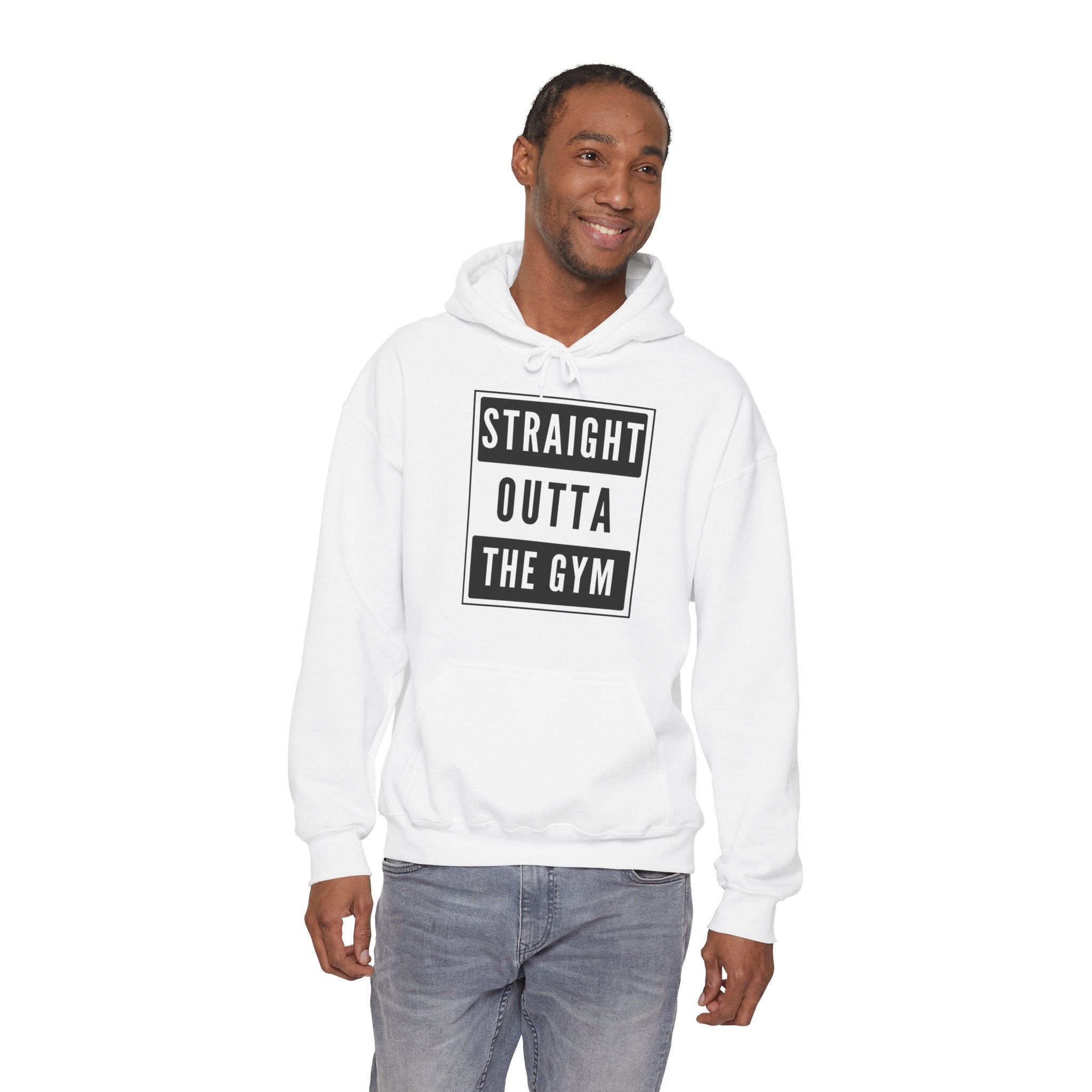 Straight Outta the Gym Hoodie — Workout Gym Hooded Sweatshirt