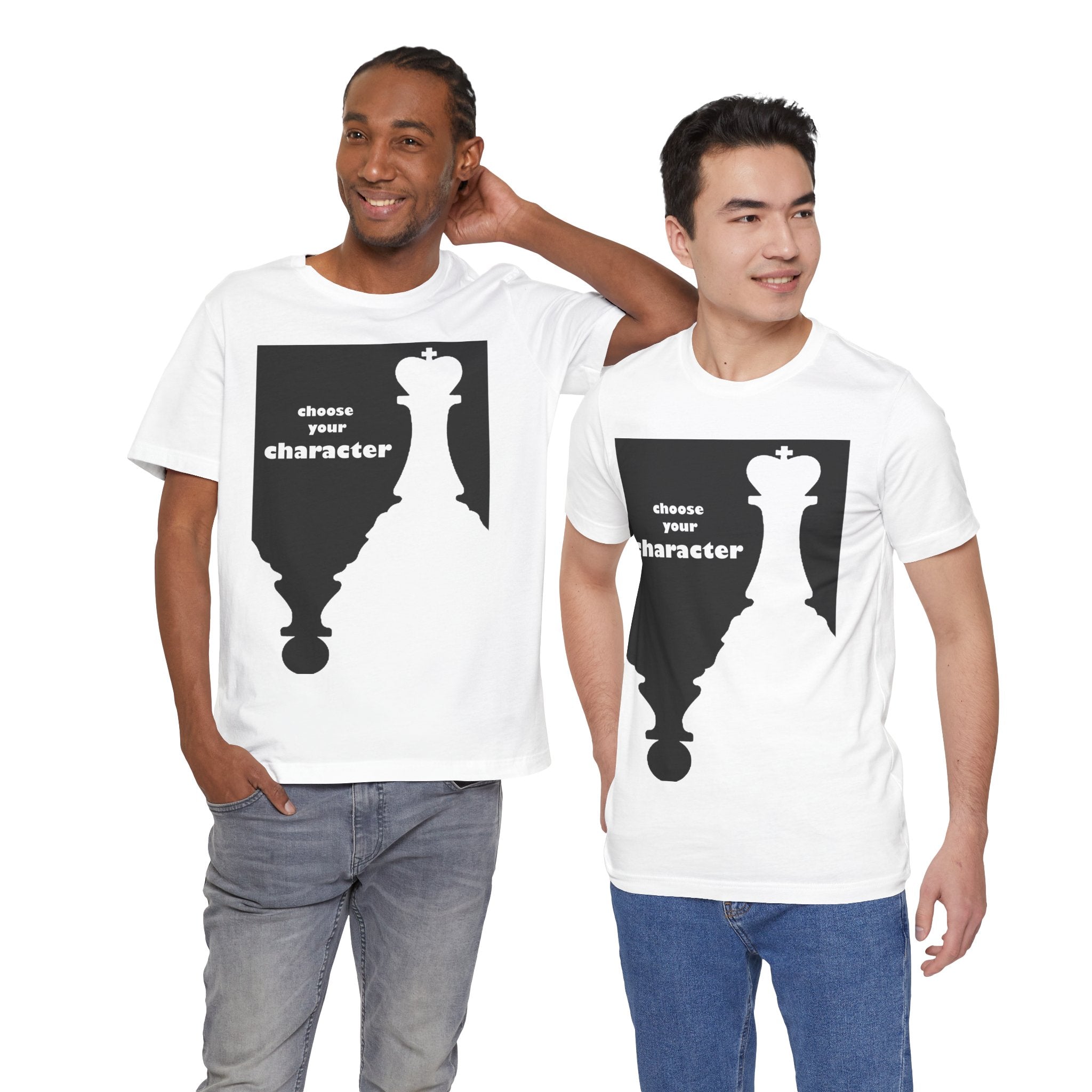 Chess Characters'King & Pawn' Inspiring T-shirt